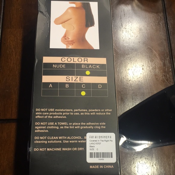 Reusable strapless bra - Picture 3 of 3